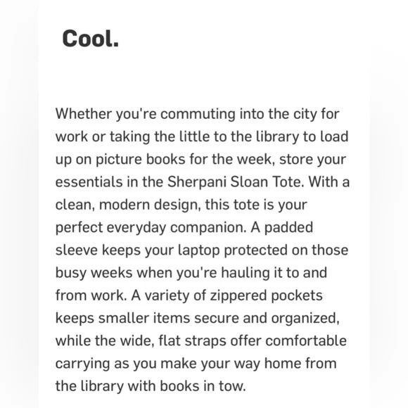 NWT Sherpani Sloan Tote - Picture 6 of 8